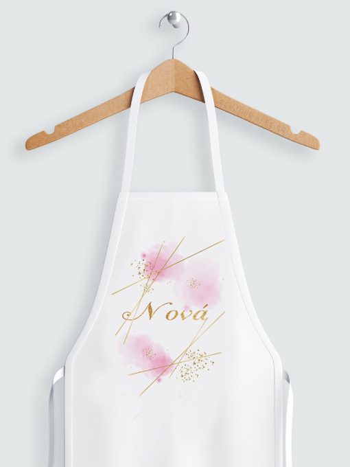 Ποδιά Βάπτισης My Monogram Girl - Προσωποποιημένη Ποδιά Νονού & Νονάς - Image 2