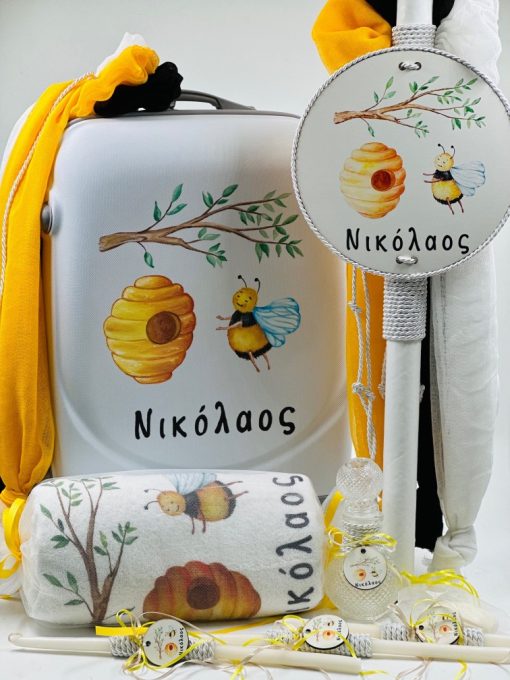 Βαπτιστικό Πακέτο Little Bee - Ολοκληρωμένο Σετ Νονού Bomboniero - Image 2