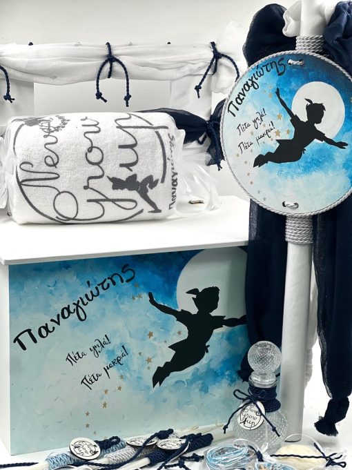 Βαπτιστικό Πακέτο Peter Pan - Ολοκληρωμένο Σετ Νονού Bomboniero - Image 2