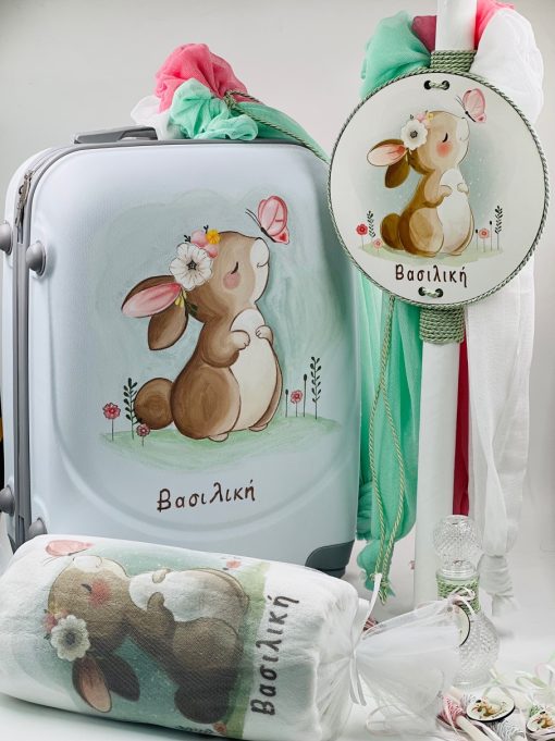 Βαπτιστικό Πακέτο Little Rabbit - Ολοκληρωμένο Σετ Νονού - Image 2