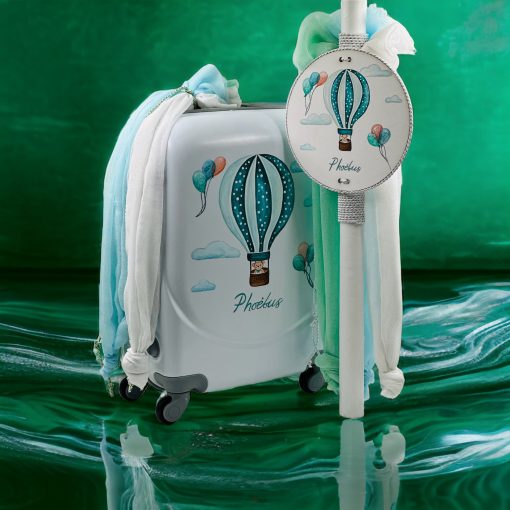 Mint Air Balloon: Ολικό Βαπτιστικό Πακέτο Νονού με Αερόστατο (Mint) - Image 6