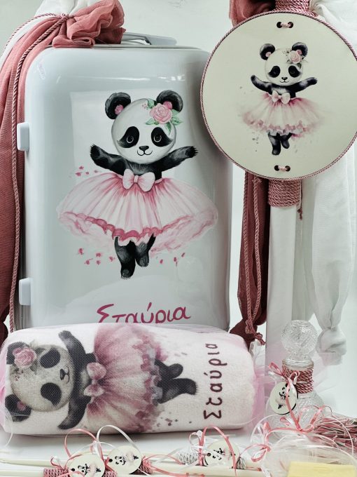 Βαπτιστικό Πακέτο Panda Ballerina - Ολοκληρωμένο Σετ Νονού - Image 2