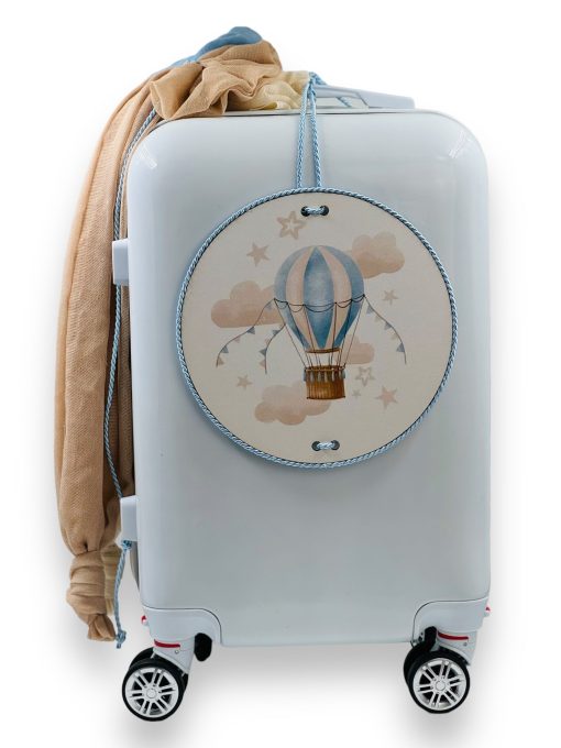 Ολικό Βαπτιστικό Πακέτο Beige Air Ballon - Πλήρες Σετ Νονού/Νονάς - Image 4