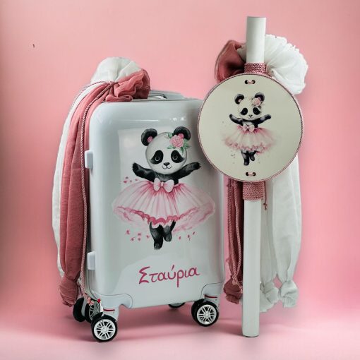 Βαπτιστικό Πακέτο Panda Ballerina - Ολοκληρωμένο Σετ Νονού - Image 6